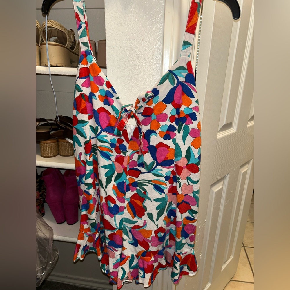 Colorful Floral Romper